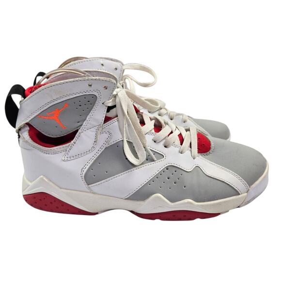 AIR JORDAN VII 7 RETRO CDP SIZE 11 HARE WHITE TRUE RED LIGHT SILVER 304775 102 main image 5